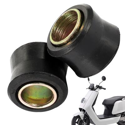2pcs 10mm/14mm Rear Shock Absorber Bushing Replacement Motorcycle Bumper Bushing Rubber Bushing Damper Bush