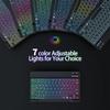 Backlit Led Keyboard 10 inch Wireless Rechargeable Keypads for iPad Tablet Phone PC Magnet Bluetooth Keyboard with Mouse
