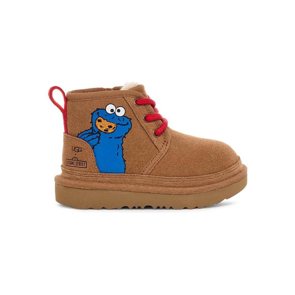 Sesame Street X UGG Neumel II Boot Toddler Cookie Monster Baby Sneakers Brown Chestnut 1147232T-CHE