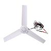 DC12V Plastic 3 Leaves Ceiling Fan Camping Tent Silent Hanging Cooling Fan