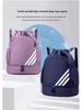 Women's Large Capacity Sports Drawstring Backpack with Shoe Compartment - Ideal for Basketball, Football, and Gym Use