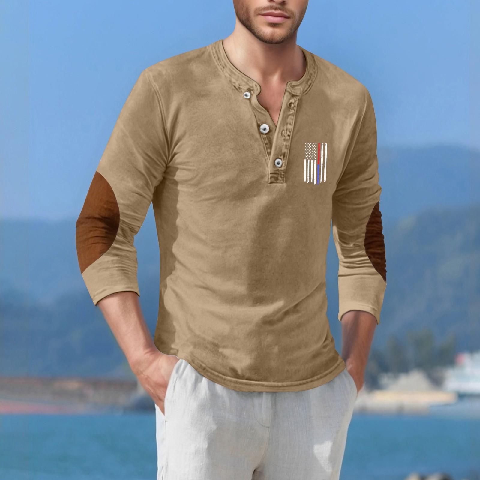 

Чоловіча футболка з короткими рукавами, вулична повсякденна мода S хакі