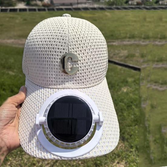 Sun with Sun Upgraded USB Charging Hat Hat Indoor Outdoor Portable