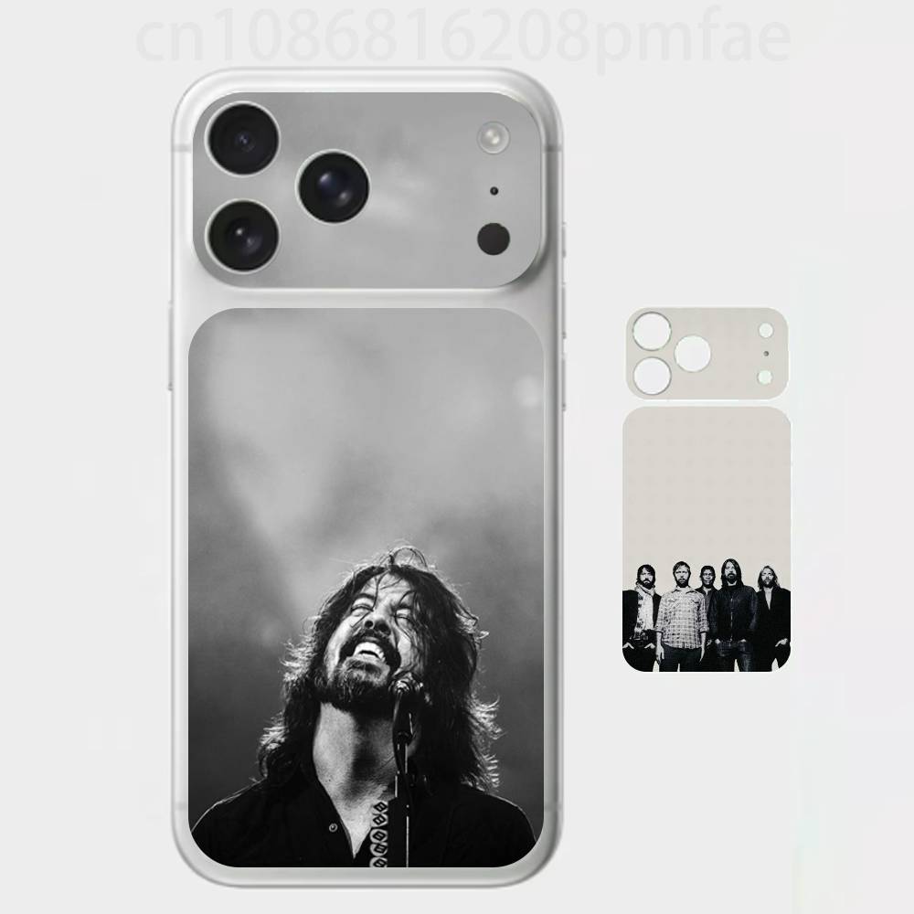 

F-Foo F-Fighters Band Premium Skin Wrap for iPhone 17 Pro/Max, Back Frame Camera Protective Decal (Not Case) iPhone17pro