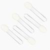 10pcs Single Head Eye Shadow Brush Transparent Rod Eyeliner Brush Applicator Beauty Makeup Tools