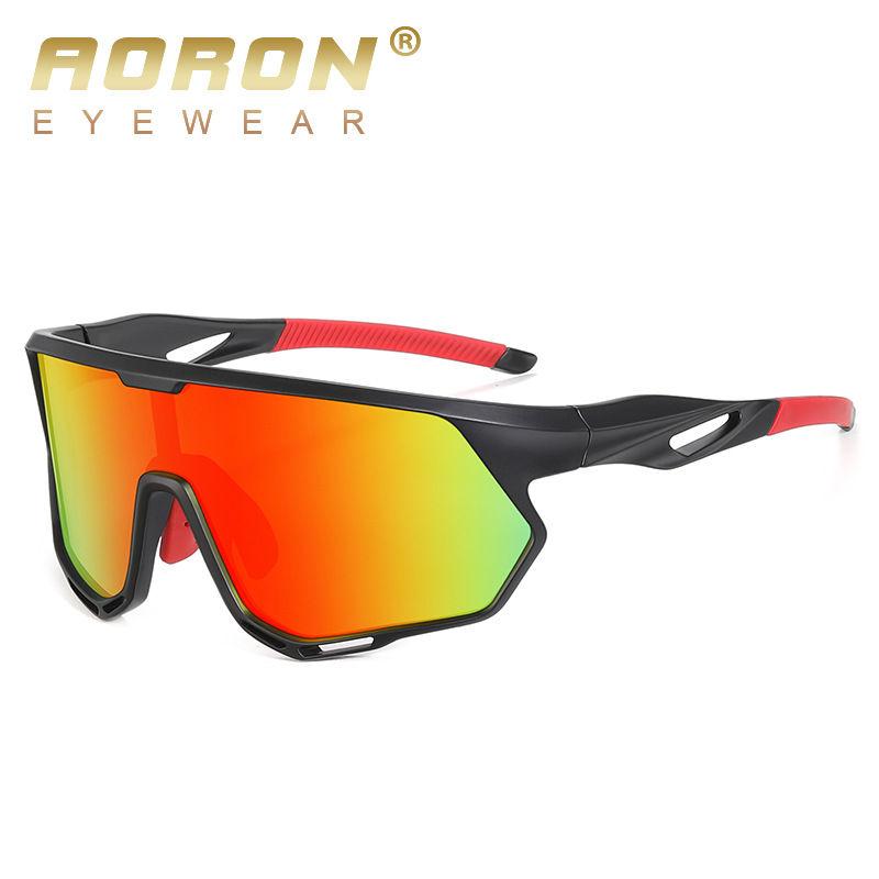 AORON Big Frame Cycling Sunglasses Outdoor Fashion Sport Driving Skiing Glasses for Men Women Photochromic Polarized Sunglasses