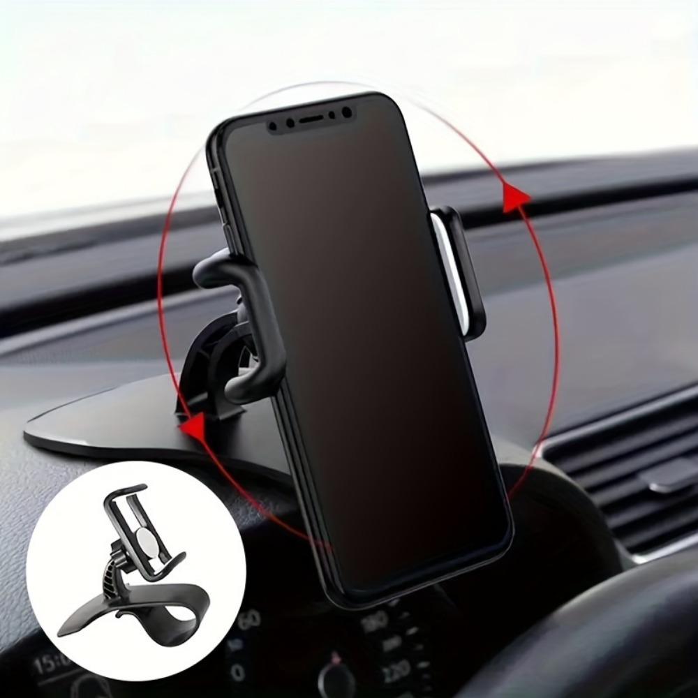 1PC Car phone holder, universal navigation instrument panel, multifunctional rotating phone holder