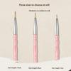3 Stück/Set Nail Art Pinsel Nail Art Liner Pinsel Für Detaillierte Linien Feine Zeichen-Liner-Pinsel UV-Gel-Lack Malerei Nageldesign-Werkzeug