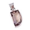 Natural Ametrine Gemstone Handmade 925 Solid Sterling Silver Pendant 1.25" C3U62
