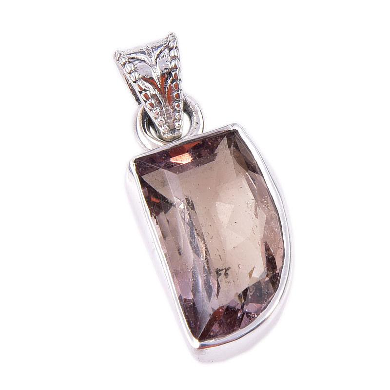 Natural Ametrine Gemstone Handmade 925 Solid Sterling Silver Pendant 1.25" C3U62