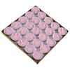 Round Boxed Candles for Tabletop Decoration and, 50 Pack