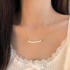 French Retro Pearl Necklace Hong Kong Style Elegant Collarbone Chain Niche Atmosphere Necklace