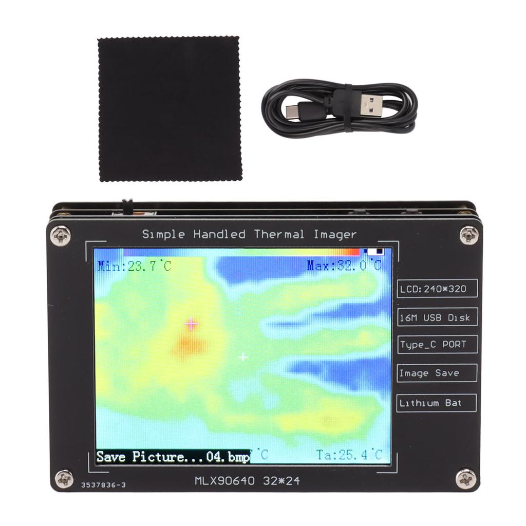 Infrared Thermal Imager Portable DIY LCD Digital High Accuracy Infrared Temperature Sensor for