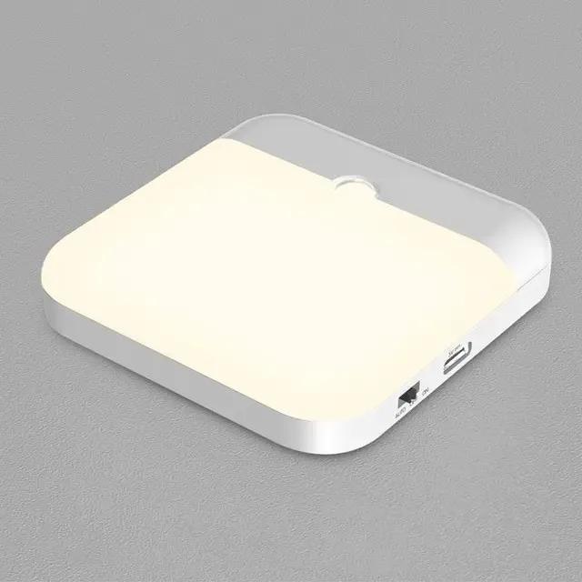 LED Kabellose Nachtlampe, Laterne mit Bewegungssensor, Wiederaufladbare Wandleuchte, für Camping Sommer Treppen Schrank Küche Toilette