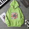 American hooded sweater women's autumn and winter Korean version fashion oversize loose coat women's clothing