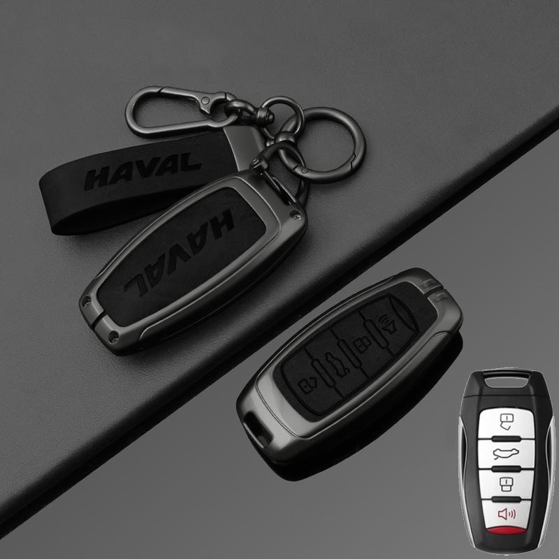 Zinc Alloy Car Key Case Protector Cover for Great Wall Haval Jolion 2022 H6 H7 H4 H9 F5 F7 F7X F7H H2S GMW Dargo Accessories