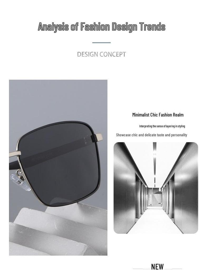 2026 Stylish Square Men's & Women's Sunglasses with UV Protection, High-End Feel