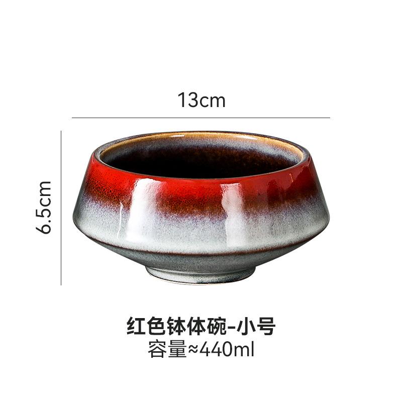 Japanese Retro Ramen Bowl Household Salad Rice Soup Restaurant Food Decoration Ceramic Kitchen Tableware