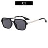 Double Beam Sun Glasses Fashion Sunglasses  Outdoor Street Photography Decorative Glasses Trendy Women's Sunglasses