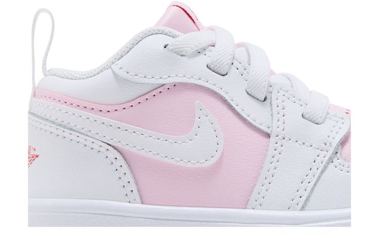 Jordan 1 Low ALT Pink Foam Fire Red White (TD) Sneakers