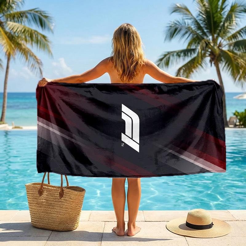 Asciugamano da Spiaggia Moda F1 Portatile Morbido Asciugatura Rapida per Nuoto Campeggio Vacanze