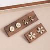 Multiple Jewelry Displays Rack Solid Wood Earrings Showcase Stand Ring Holder Counter Show Holder Live Stream Organizer Tray