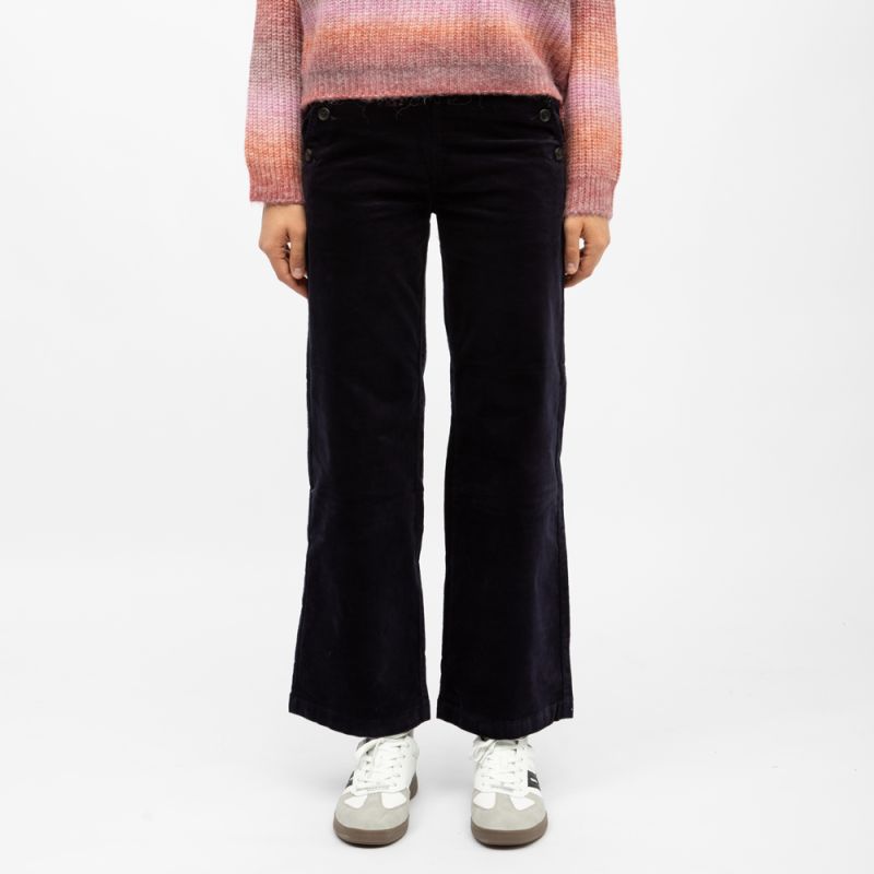 

Темно-синие вельветовые брюки maena женские DEELUXE 74 42 темно-синий