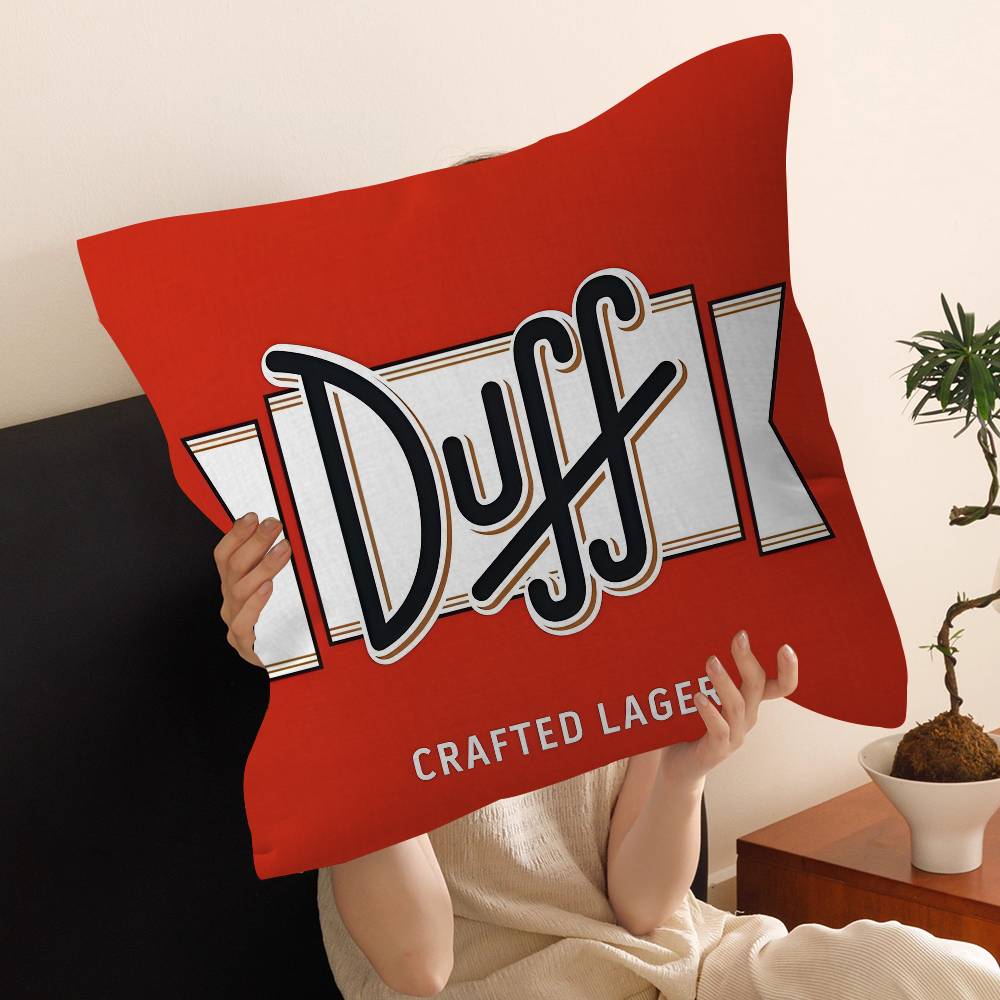 Ft D-Duffs Beer Pillow Gift Home Office Decoration Bedroom Sofa Car Cushion Cover Case 45x45