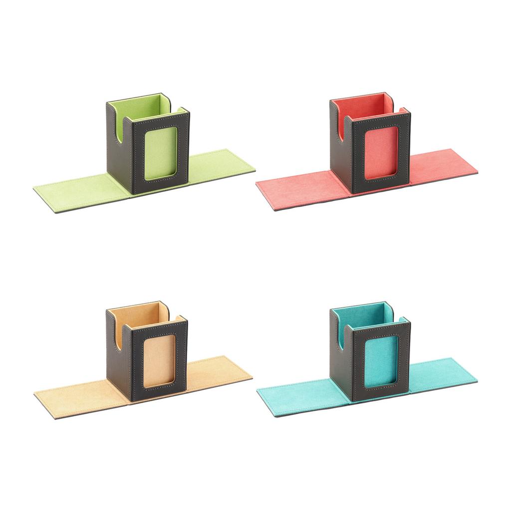 PU Leather Trading Card Deck Storage Box Gathering Card Toy Container Collectibles Game Card Collector Storage Case