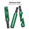 Telescopic Magnetic Bit Positioning Screwdriver with Hex Shank and Extended Socket Rod