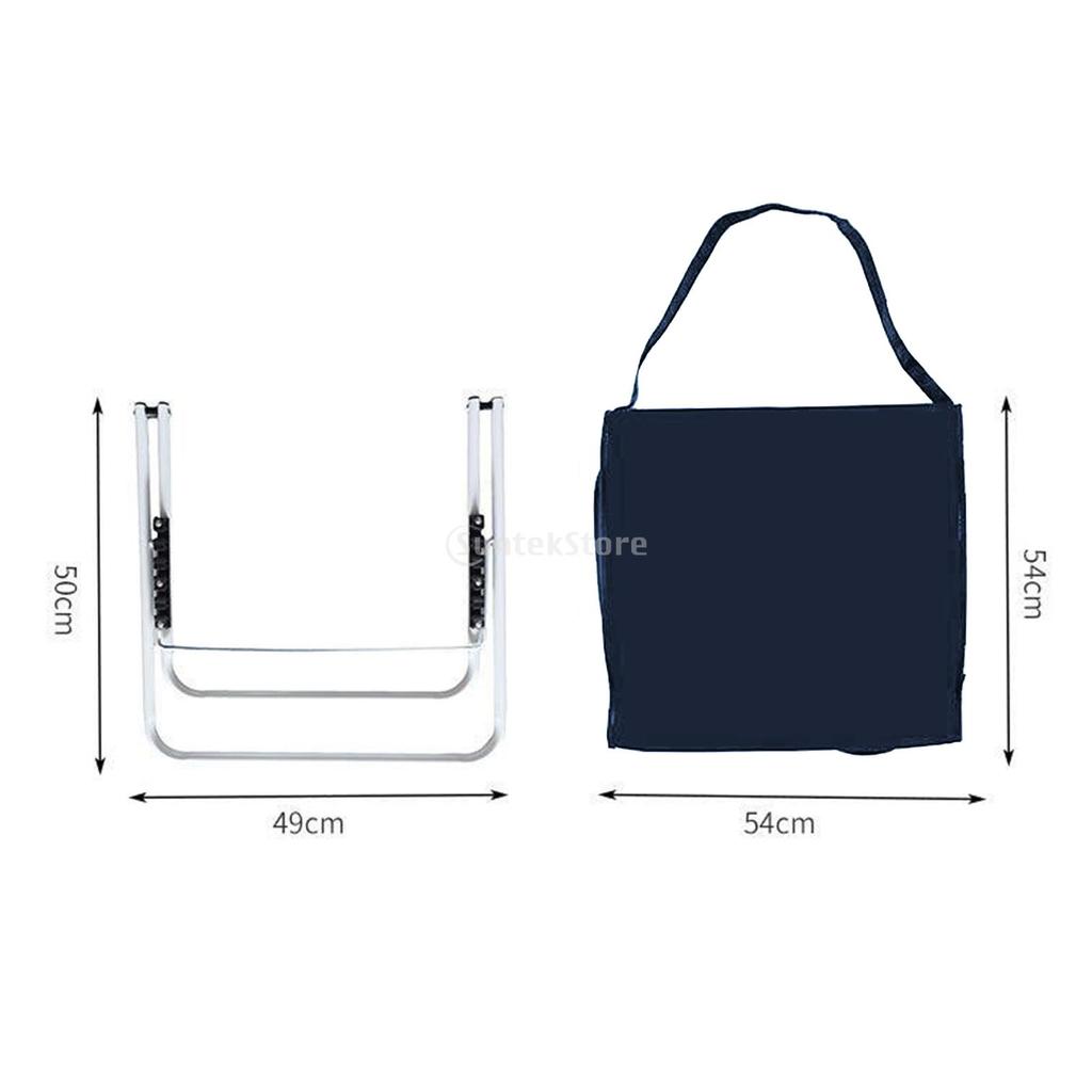 Camping Folding Floor Chair with Backrest Practical Portable Folding Beach Chair Lounge Mat for Beach Picnic Hiking Garden BBQ