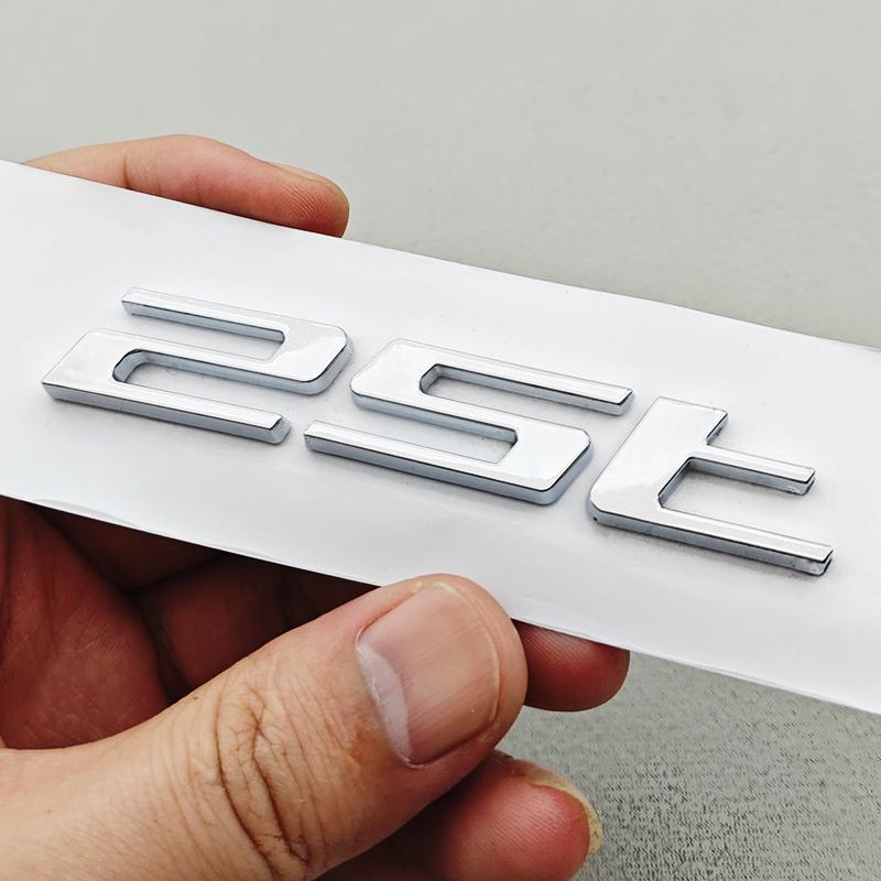 3D ABS Chrome Car Sticker Logo 25T AWD Badge Rear Trunk Emblem Decals For JAGUAR F-PACE SVR X761 E-PACE Auto AccessoriesSS9
