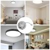 3.94 Inch LED Ceiling Fan Light Kit 18W 1530LM Dimmable Round LED Light Engine 3000K/4000K/6500K Ceiling Fan Retrofit Kit