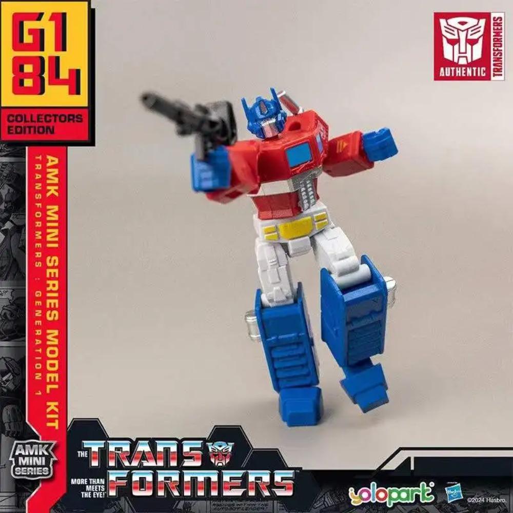 Figuras de Acción YOLOPARK G1 Licenciadas por Hasbro Serie Mini AMK Juguete Transformers Optimus Prime Megatron Bumblebee Soundwave