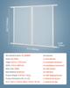 VEVOR RV Screen Door Protector, 800x723.9 mm Door Grille, Easy to Install and Disassemble, Reinforced Breathable Protective Mesh