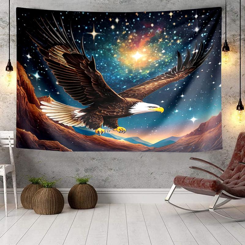Night Owls In The Moonlight Tapestry Room Decoration Wall Hanging for Living Room Bedroom, dormitory, Birthday and Christmas gifts