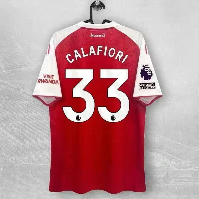 Arsenal Hazai Futballmez ''-'' Szurkolói Kiadás Egyedi Név Szám Rövid Ujjú Futball Szett Férfi Női