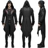 European and American-Style Stylish Gothic Hooded Knight Assassins Jacket