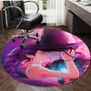 1pc KPop Demon Hunters19 Design Printed Area Round Carpet for Bedroom Living Room Home Decor Rugs Mat Non Slip Mat Rug for Bedside