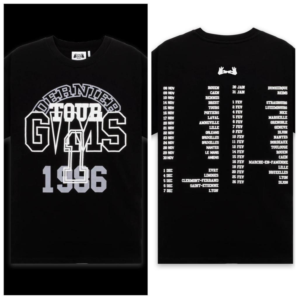 Vintage Französischer Hip Hop Sänger Hiphop Mode GIMS T-Shirt Herren Mode Prue Baumwoll T-Shirts Männlich Hip Hop Gothic Unseix T-Shirts Top