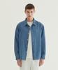 C Logo Denim Shirt Blue