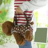 Adjustable Small Dog Cat Sling Carrier Casual Pet Crossbody Shoulder Bag With Leash For Outdoor Travel