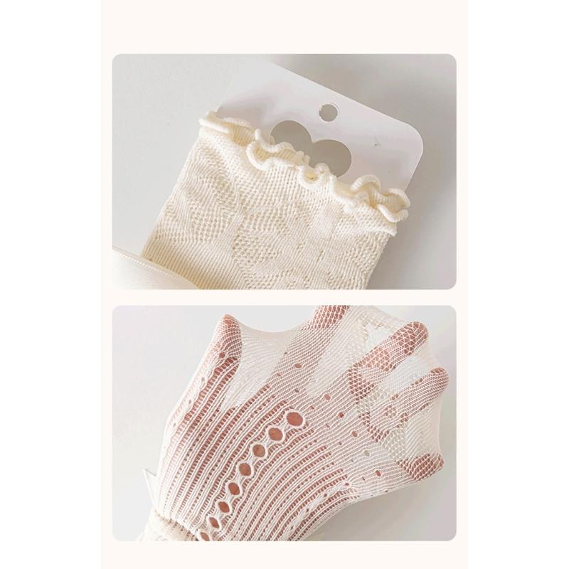Bowknot Boot Socks Leg Warmers for Teen Girls Long Leg Cover Cute Knee Stockings Child Socks Ankle Heap Sock Breathable