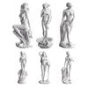 Venus Goddess Sculpture, Matte White Resin Venus Figurine, European Style Artistic Desktop Decoration for Living Room Study Room Home Office Decor