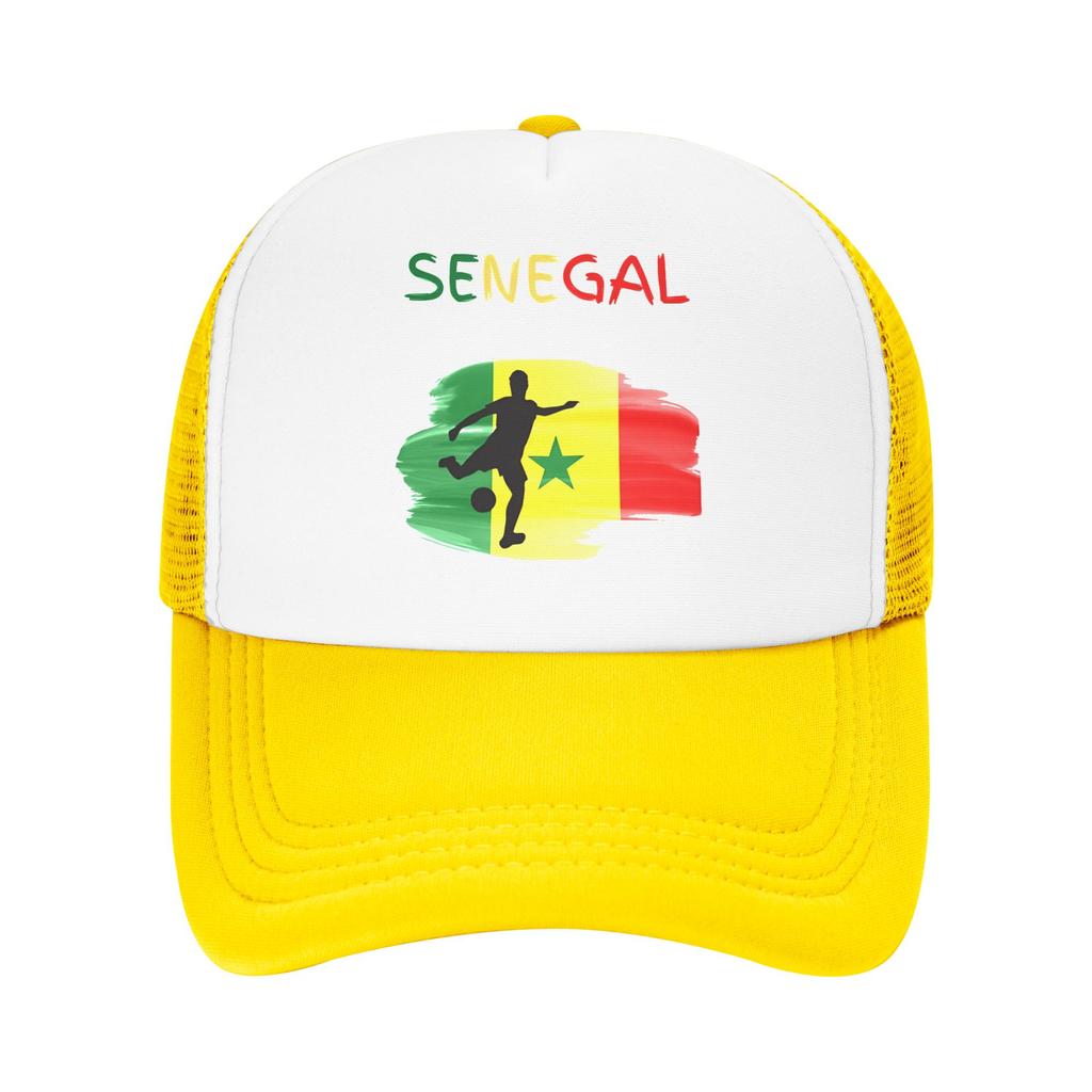 Senegal National Soccer Team Sun Hats Casual Couple Women Mesh Trucker Hat High Quality Snapback Cap Birthday Present