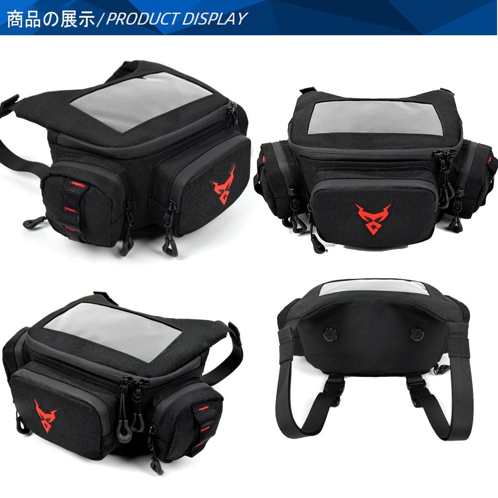 FOR CC110 Cross Cub 110 2023 2024 CC110 Motorcycle Front Bag Waterproof Phone Touchscreen Storage Bag Scooter Front Bag Street Motorcycle Waist Bag