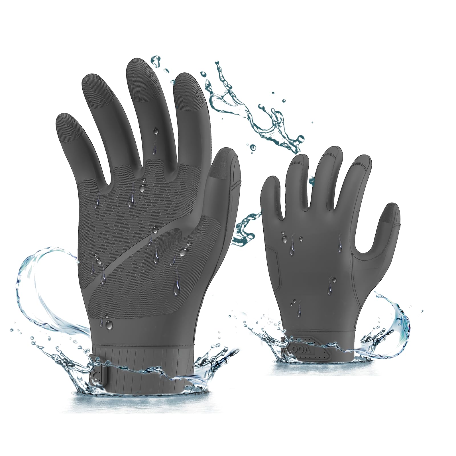 

Waterproof Chemical and Solvent Suitable for Household Food Fisheries and Chemical Seamless TP1147 [Vgo...] Gloves, Resistant, Cleaning, Washing, серый