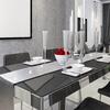 30*120cm Table Cover Mirror Glitter Sequin Tablecloth Dining Table Decoration  Festival Supplies