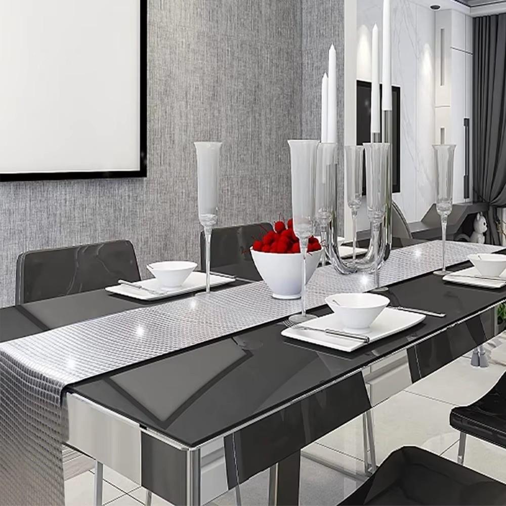 30*120cm Table Cover Mirror Glitter Sequin Tablecloth Dining Table Decoration Festival Supplies