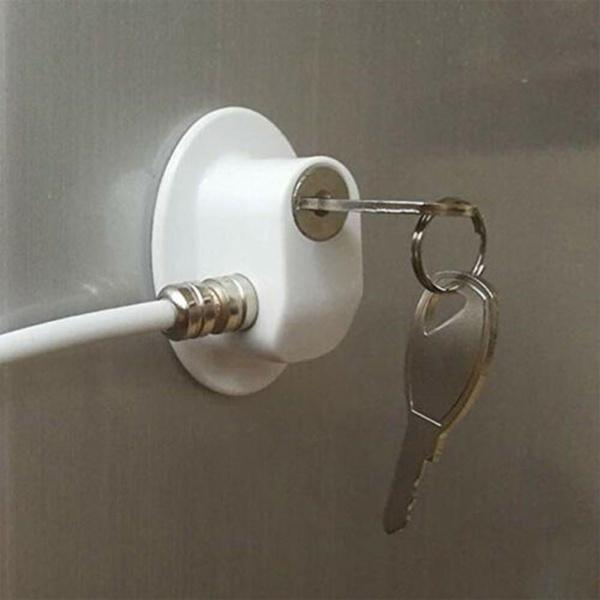 Serrure de sécurité pour bébé, serrure de porte de réfrigérateur, bloqueur de sécurité en plastique, cadenas de sécurité pour enfants, serrure de porte mobile